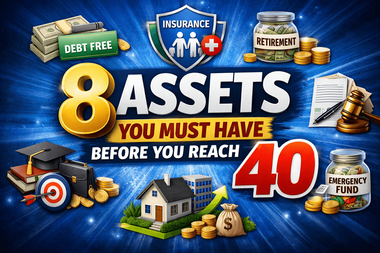 8 Essential Assets to Own Before 40 for Financial Freedom